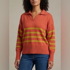 NWT Easel Sailor Collar Sweater, Size L